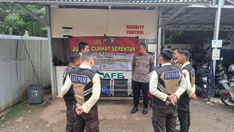 Jumat Curhat Polres Tabalong Di Pos kontrol PT. Admana