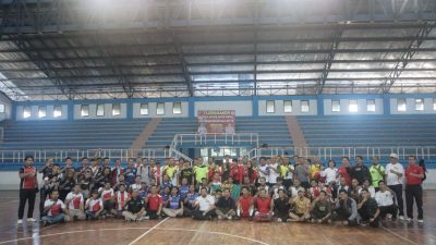 Polres Tabalong Ikuti Pembukaan Turnament Futsal Antar Media Jajaran Polda Kalsel