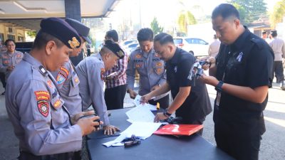 Sarpras Dinas Polres Tabalong Diperiksa Propam Polda Kalsel