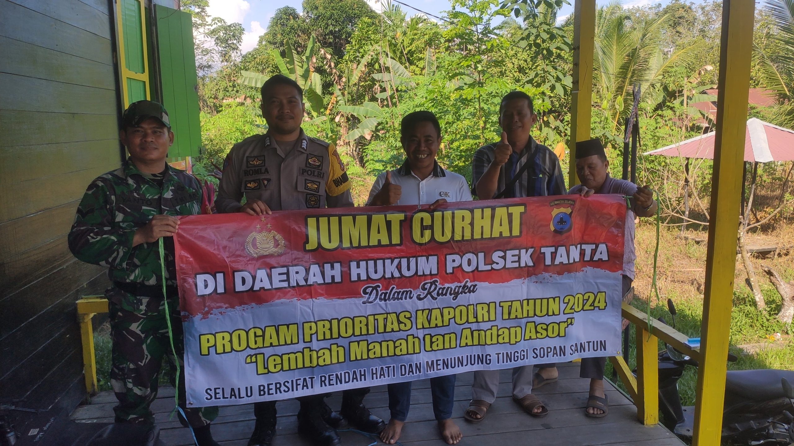 Jumat Curhat Sudah Menjadi Kegiatan Rutin Polsek Tanta