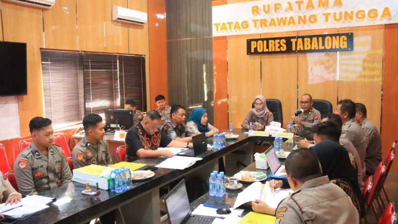 Biro Rena Polda Kalsel Menggelar Supervisi Dan Asistensi Di Polres Tabalong