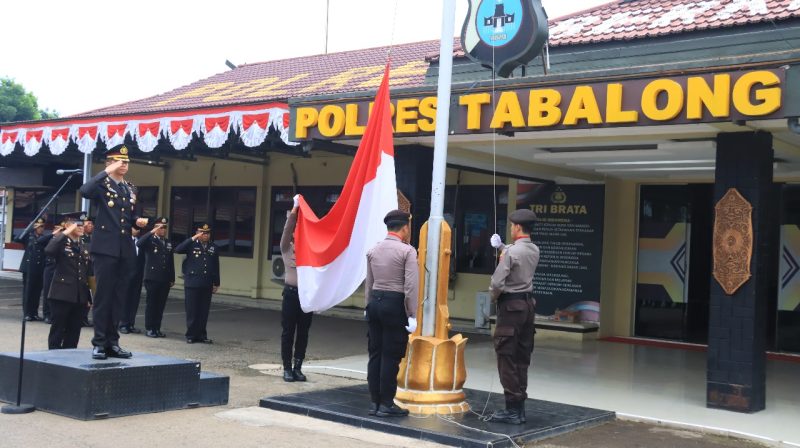 Upacara Peringatan Hari Kemerdekaan RI di Mapolres Tabalong