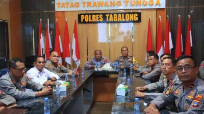 Polres Tabalong Ikuti Zoom Meeting Forum Belajar Bersama Dari Biro SDM Polda Kalsel