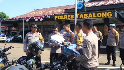 Pengecekan Ranmor Dinas Oleh Biro Logistik Polda Kalsel.