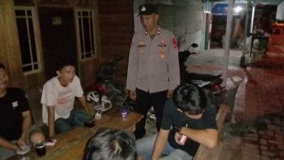 Polsek Muara Harus Patroli Rutin Malam Hari