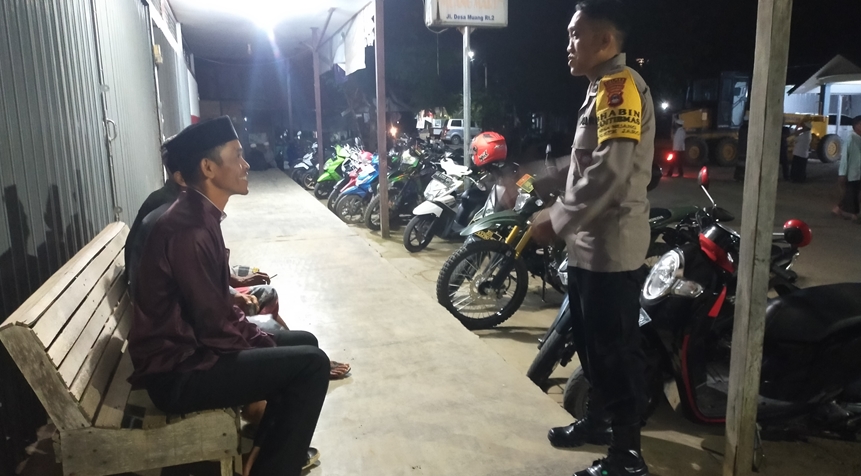 Patroli Malam Hari Polsek Jaro Tekan Kriminalitas