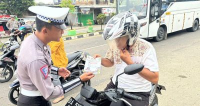 Satlantas Polres Tabalong Menggelar Penerangan Keliling