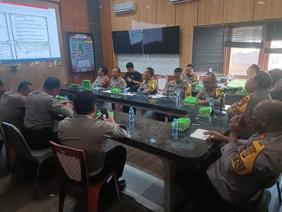 Rapat Internal Persiapan Kunjungan Tim Audit Kinerja Itwasum Polri Tahun 2024