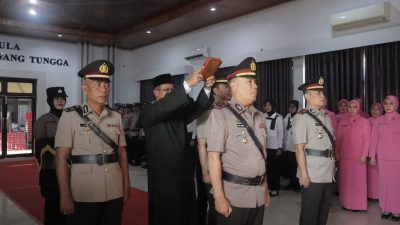 2 Jabatan Di Polres Tabalong Diserahterimakan, Ini Para Pejabat Barunya