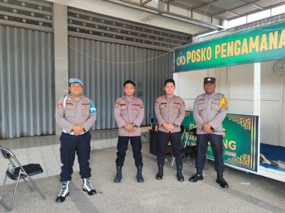 Setelah dari kantor Bawaslu, piket Pawas juga patroli cek Personil pengamanan di gudang logistik KPU