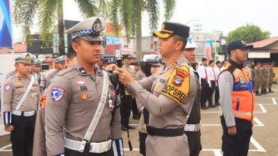 Polres Tabalong Laksanakan Apel Gelar Pasukan Operasi Zebra Intan 2024