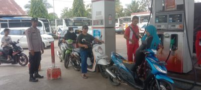 Cegah Tindak Kejahatan Dan Jaga Keamanan Polsek Muara Harus Patroli Ke SPBU