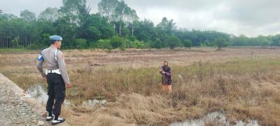 Dukung Program Ketahanan Pangan, Polsek Muara Harus Sambang dan Koordinasi dengan Petani di Desa Tantaringin