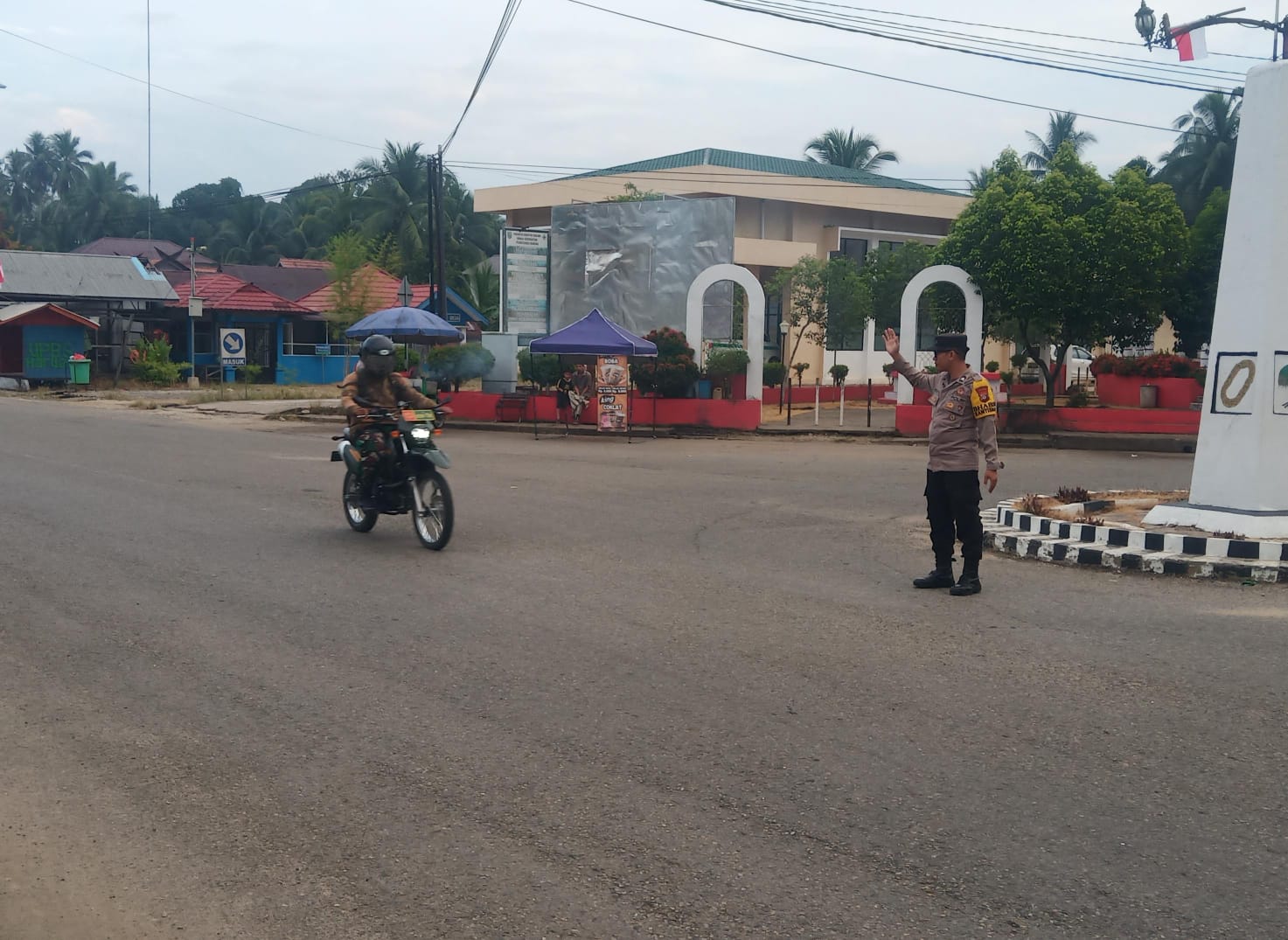 Pagi Hari Polsek Haruai Rutin Adakan Turlalin