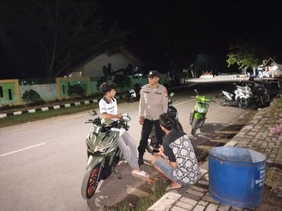 Polsek Banua Lawas Gelar Patroli Harkamtibmas Dialogis untuk Jaga Keamanan Wilayah