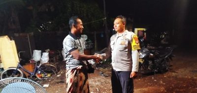 Polsek Pugaan Gelar Patroli Dialogis di Desa Pugaan dan Desa Halangan