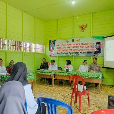 Polsek Muara Harus Hadiri Kegiatan Sosialisasi Pencegahan Kekerasan Terhadap Perempuan,Anak Dan Pencegahan Penggunaan Narkoba