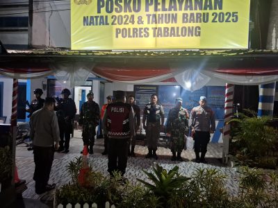 Polres Tabalong Gelar Apel Pengamanan Nataru di Pos Pelayanan Operasi Lilin Intan 2024