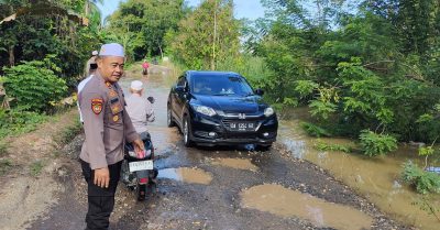 Kapolsek Banua Lawas Dan Camat Banua Lawas Cek Debit Air