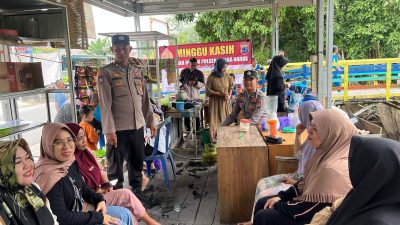 Polsek Muara Harus Gelar Minggu Kasih Bersama Ibu Ibu Yang Sedang Berkumpul