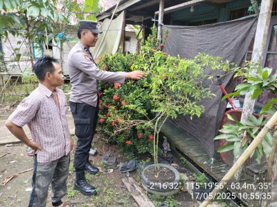 Polsek Muara Harus Dukung Program Swasembada Ketahanan Pangan Nasional di Desa Madang