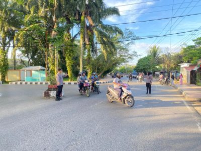 Polres Tabalong Lakukan Ploting Pagi Wujudkan Kelancaran dan Keselamatan Lalu Lintas