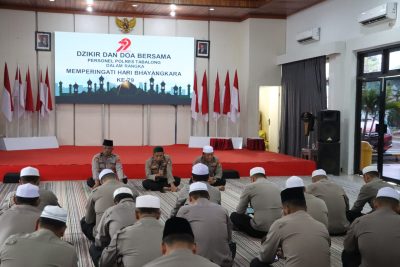 Polres Tabalong Gelar Dzikir dan Doa Bersama Peringati Hari Bhayangkara ke-79