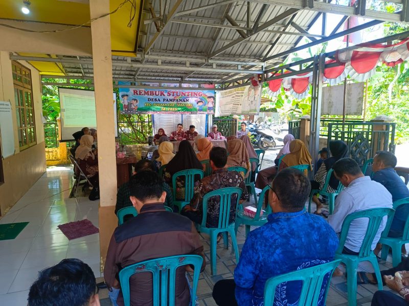 Bhabinkamtibmas Hadiri Rembuk Stunting Di Desa Pampanan