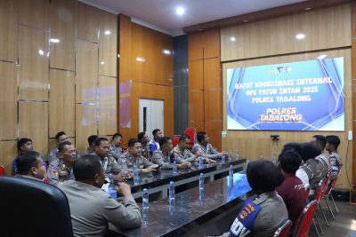 Polres Tabalong Gelar Rapat Koordinasi Internal Operasi Patuh Intan 2025