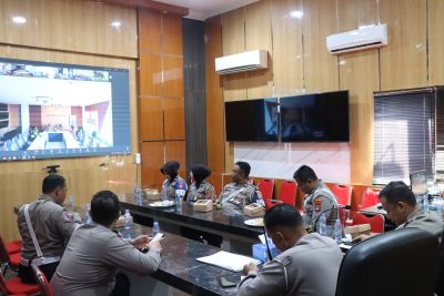 Polres Tabalong Ikuti Zoom Meeting Kesiapan Operasi Patuh Intan 2025 dari Polda Kalsel