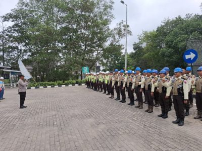Satbinmas Beri Pembinaan Kepada Satpam PT. Admana, Tingkatkan kesiapsiagaan Satpam