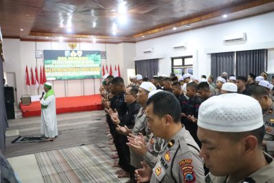 Sholat Ghaib dan Doa Bersama, Polres Tabalong Panjatkan Harapan Kedamaian Negeri
