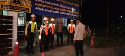 Polsek Muara Harus Laksanakan Patroli Presisi dalam rangka Harkamtibmas di Pos Security Wilkum Polsek Muara Harus