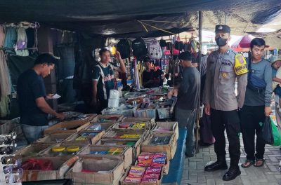 Bhabinkamtibmas Ini Tingkatkan Patroli Ke Pasar