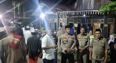 Polsek Banua Lawas Pengamanan Acara Haulan Datuk Arif Ke-92 Di Desa Habau