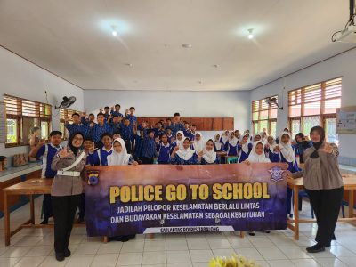 Tanamkan Disiplin Sejak Dini, Satlantas Polres Tabalong Gelar Police Goes To School