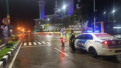 Cegah Balap Liar, Satlantas Polres Tabalong Gelar Blue Light Patrol