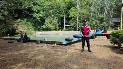 Polsek Jaro Patroli Objek Wisata Goa Liang Tapah, Pastikan Keamanan Pengunjung