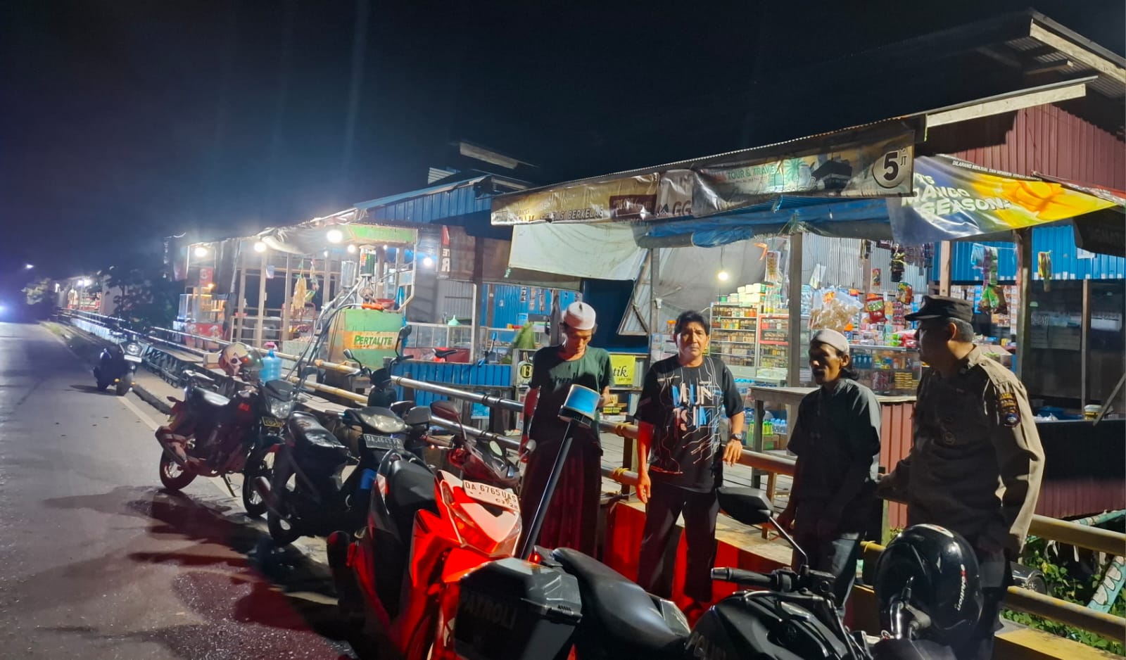 Polsek Pugaan Patroli Malam Saat Ramadhan Berikan Rasa Aman Kepada Masyarakat