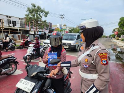 Lewat Penling, Satlantas Polres Tabalong Ajak Masyarakat Utamakan Keselamatan di Jalan