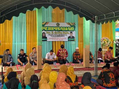 Kapolsek Muara Harus Hadiri Perpisahan Kepala MTsN 12 Tabalong