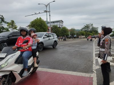 Ajak Warga Utamakan Keselamatan, Satlantas Polres Tabalong Sapa Pengguna Jalan Lewat Penling