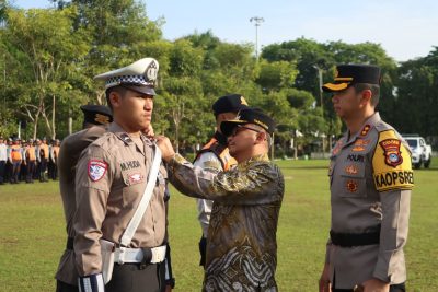 Apel Gelar Pasukan Operasi Ketupat Intan 2026 Polres Tabalong Digelar Di Penodopo Bersinar Pembataan