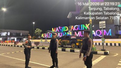 Jaga Kamtibmas di Bulan Ramadhan, Sat Samapta Polres Tabalong Gencarkan Patroli Dialogis Malam Hari