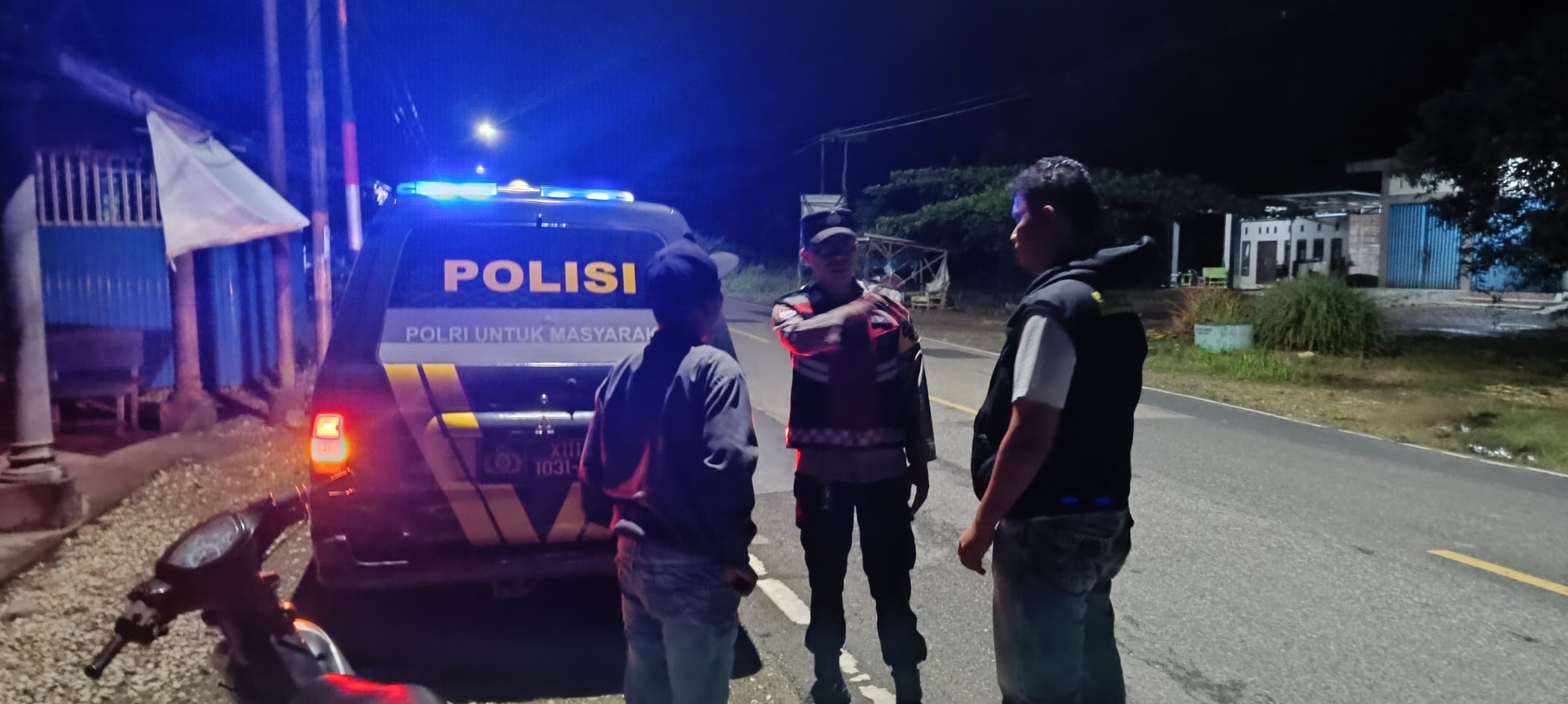 Personel Polsek Jaro Gelar Patroli Blue Light, Wujudkan Rasa Aman Bagi Masyarakat