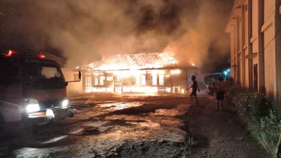 Sekretariat Karang Taruna Di Tanta Terbakar, Tak Ada Korban Jiwa