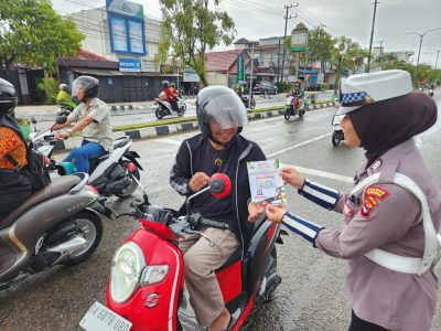 Humanis dan Edukatif, Satlantas Polres Tabalong Sapa Pengguna Jalan Lewat Penling