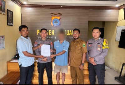 Diduga Pencuri Cabai Diamankan Warga Catur Karya, Polisi Fasilitasi Penyelesaian Dengan Cara Kekeluargaan