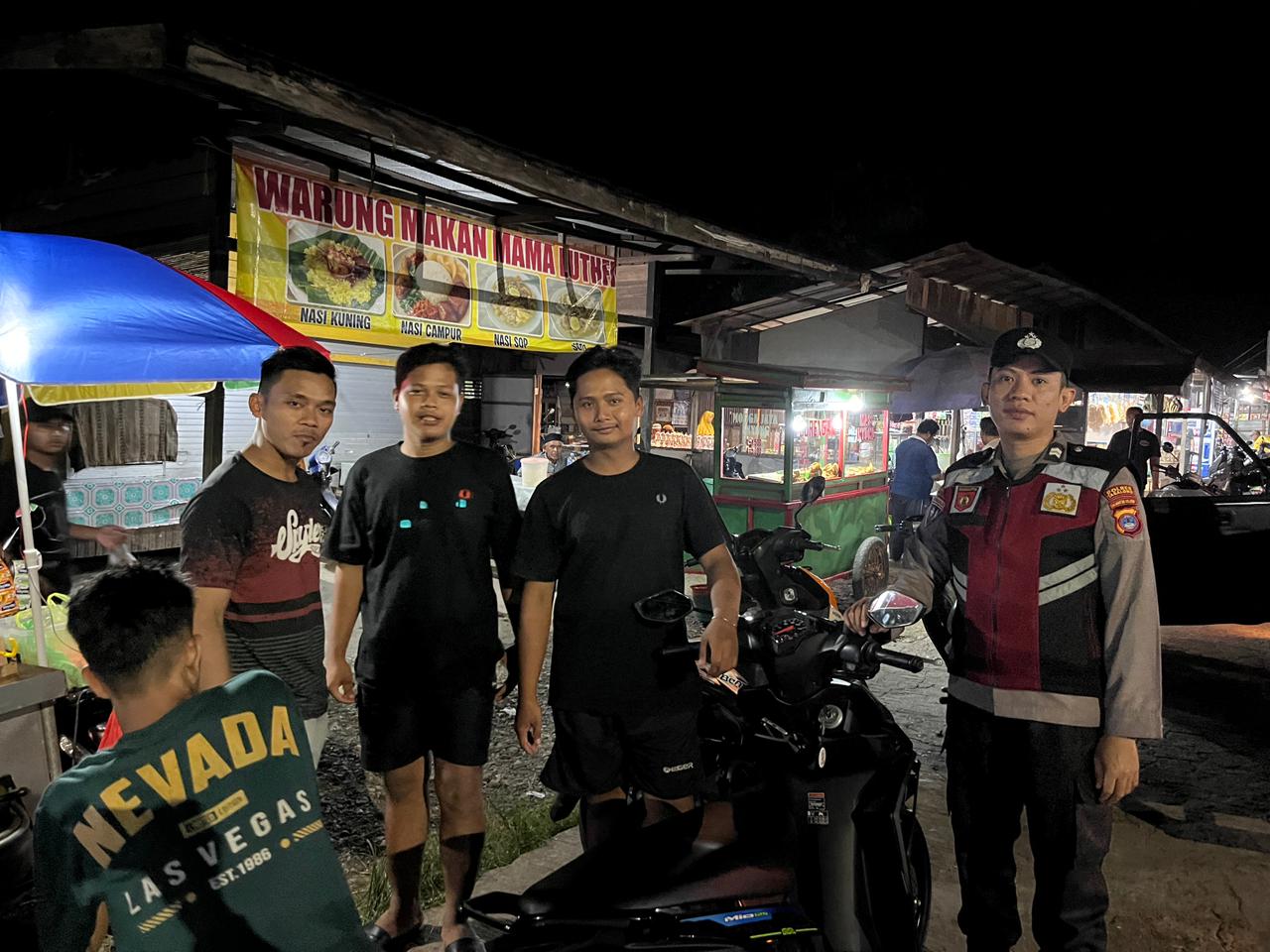 Patroli Rutin Dan Sambang Masyarakat Polsek Haruai Ajak Bersama Jaga Kamtibmas