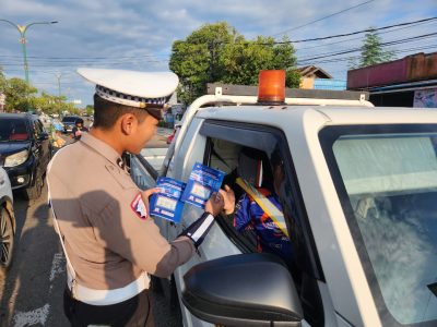 Satuan Lalu Lintas Gelar Imbauan Tertib Lalu Lintas di Kabupaten Tabalong